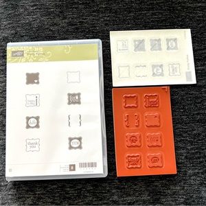 New Stampin Up! Pretty Petites set of 8 stamp kit